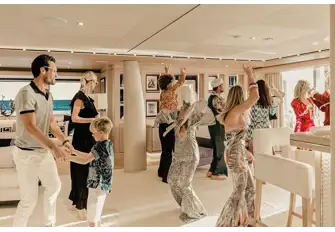 Christmas aboard a superyacht