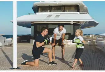 From sports to water fights to gaming and storytime, the crew makes the difference