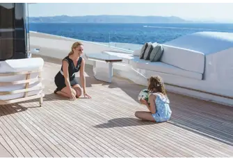 The crew love children, indeed many have their own and miss them. They have multiple responsibilities however so if you need a nanny, best arrange to bring one