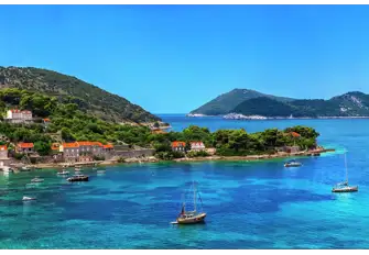 Just 20 minutes' cruise from Dubrovnik is Donje Celo, one of just two settlements on Kolocep Island, the smallest settled island in the Elaphiti archipelago