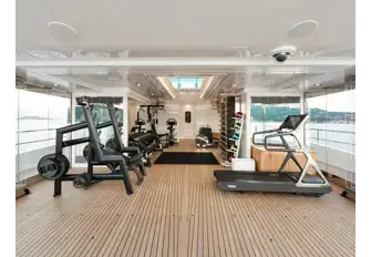 JOY has a fully equipped gym with personal trainer