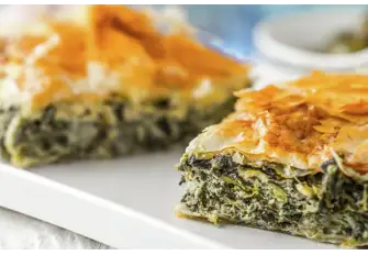 Greek pie is a popular street food