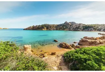 Spalmatore Beach on Isola La Maddalena