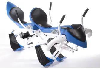 With the tandem version, anyone can enjoy the thrills riding with a trained crew member
