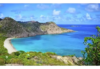 Anse du Gouverneur on St Barth's southern tip is a perfectly unspoilt gem of a beach