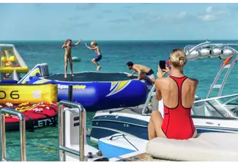 Bounce yourself fit and laugh yourself silly in ODYSSEY's waterpark