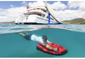 SeaBobs whizz you along on and under the water