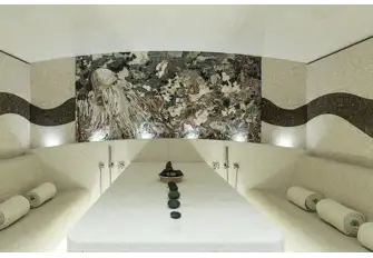 The hammam in the wellness centre