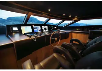 The bridge is well equipped and maintained to an excellent standard