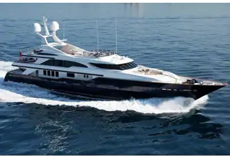 BLUE NIGHTS cruises comfortably at 14 knots