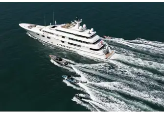 A highly professional crew and a great selection of watertoys made LADY E (above and below) a popular charter yacht in Asia
