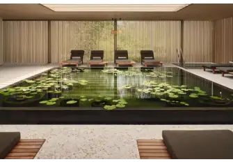 The spa complex has a FLOW philosophy