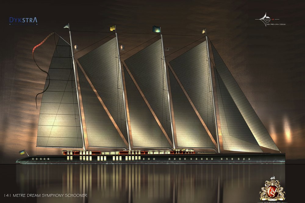SYMPHONY - Building the largest sailing yacht in the world.