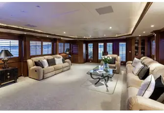 Looking aft in the sky lounge