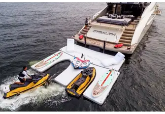 Even docking the jetski is cool!