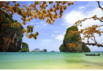The iconic limestone of the Andaman Sea