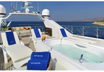 LADY ELLEN's sun deck
