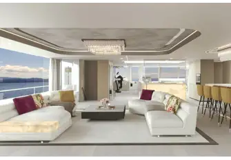 SUNREEF 100 - The main saloon is light, bright and open plan