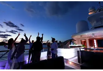 A Mamma Mia party while cruising the Greek Islands? Why not!
