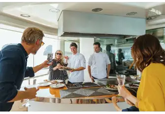 A Teppanyaki grill adds a touch of theatre to any meal