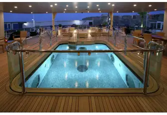 5x4m contra flow pool