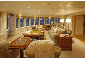 Boat deck observation lounge