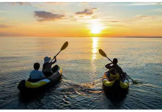 This beach is a family favourite for its shallow waters