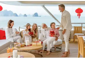 Xmas aboard a superyacht