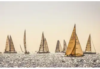 Regatta racing at Saint-Tropez