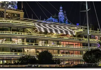 Architect Lord Foster designed Monaco's famous yacht club