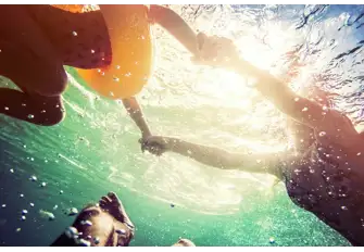 Take to the water to discover fish and rock pools