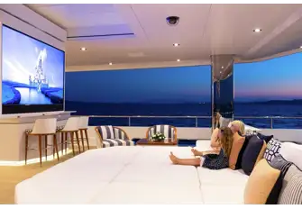 A movie night for them - everyone is happy
