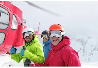 Heli-ski from your yacht in colder climates