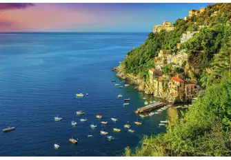 The town of Conca dei Marini in Amalfi