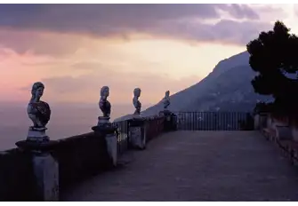The iconic Terrace of Infinity at Villa Cimbrone