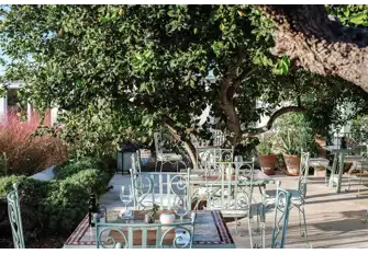 The bucolic setting of Aubergine