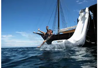 She has plenty of watersports kit