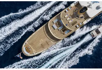 Huge versatile space on the main deck aft