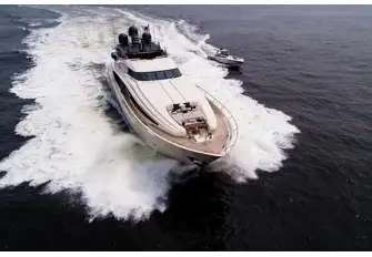Thanks to her shallow hull, STEALTH has access to more anchorages