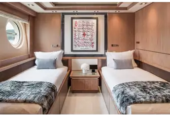 The children can peep out of the portholes!