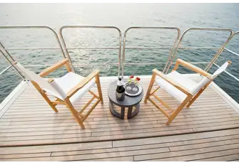 An intimate little spot to sit and chat together