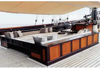 The yacht is in excellent condition
