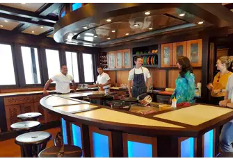 We all loved watching the chef in action