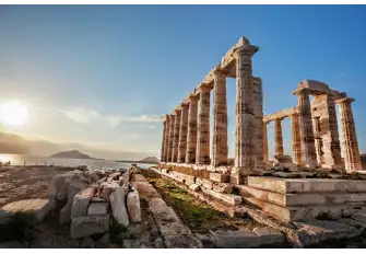Sail past the antiquities of ancient Greece