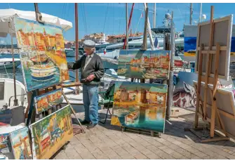 The clarity of light in Cannes and the French Riviera continues to draw artists to this fabled coast
