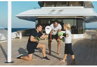 Children love yachting because there's so much to do, there's never a dull moment