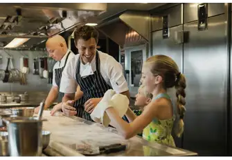 Delighting guests with amazing cuisine means the galley is a highly pressurised environment. Unless invited, leave the chefs to it