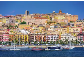 A wonderful mix of colours and architectural styles