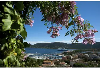 Looking southeast across the port of Porto Vecchio. Golfo di Sogno is out of sight to the left, in the north of the city's gulf
