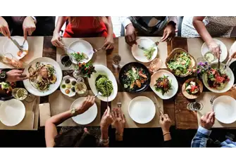 Book a table ashore for a meal to remember
